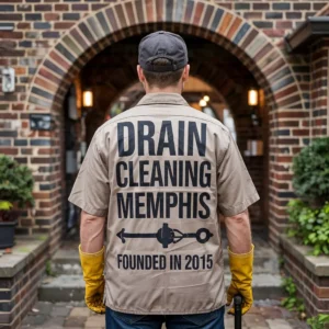 Drain Cleaning Memphis worker